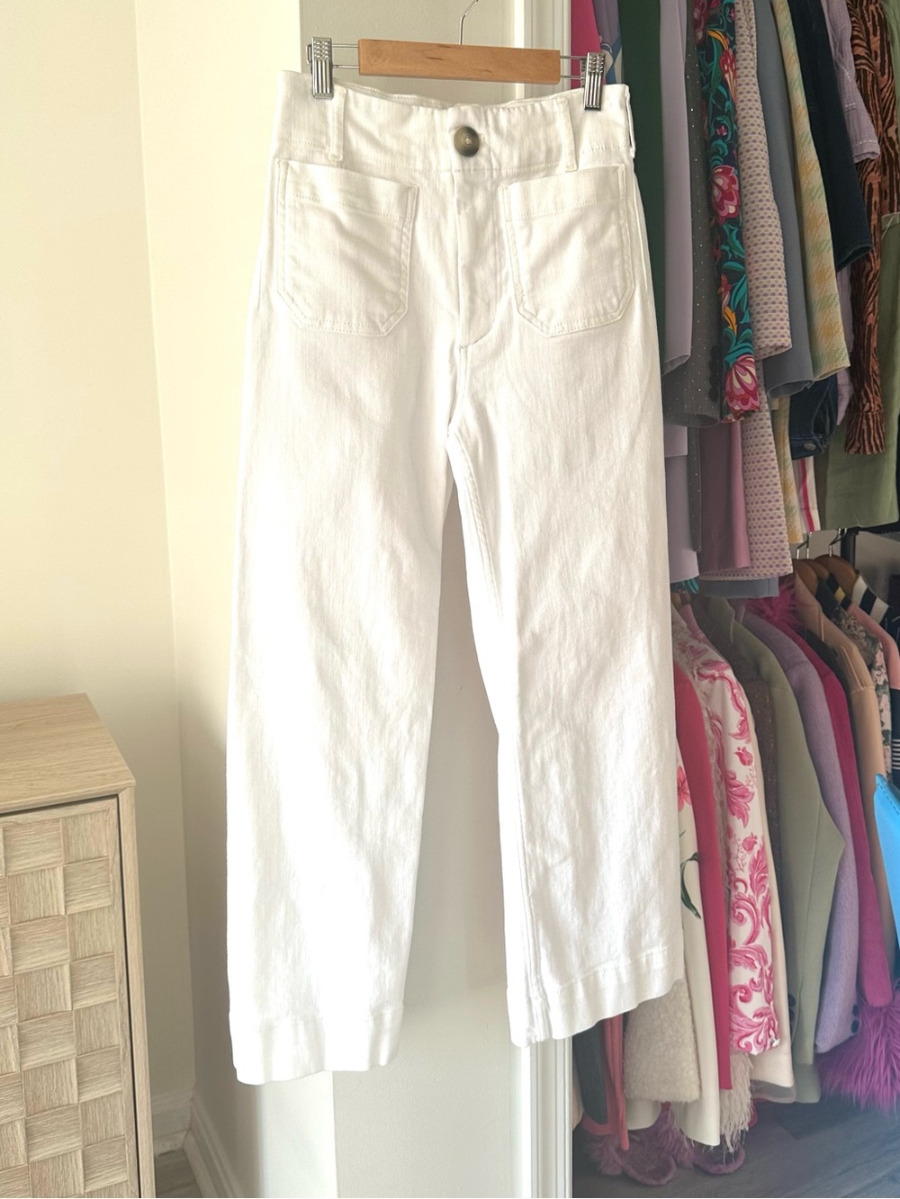 Anthropologie Maeve Colette Wide-Leg Cropped Pants - Picture 2 of 11